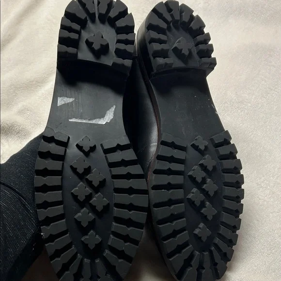 Madewell Black Leather Penny Loafers for Women - Picture 6 of 8